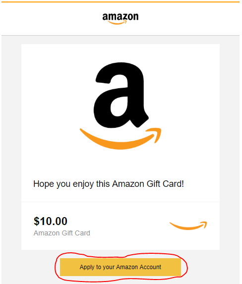 How to find the Amazon Gift Card URL